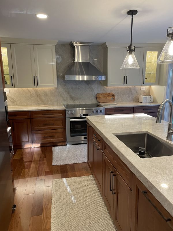 Galley view toward the range wall